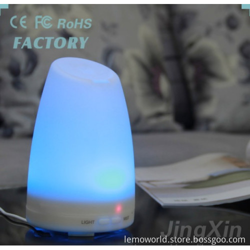 Colorful LED Lamp Ultrasonic Air Fresher Cool Mist Humidifier